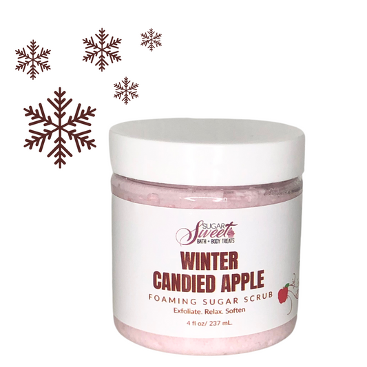 Winter Candied Apple Foaming Sugar Scrub