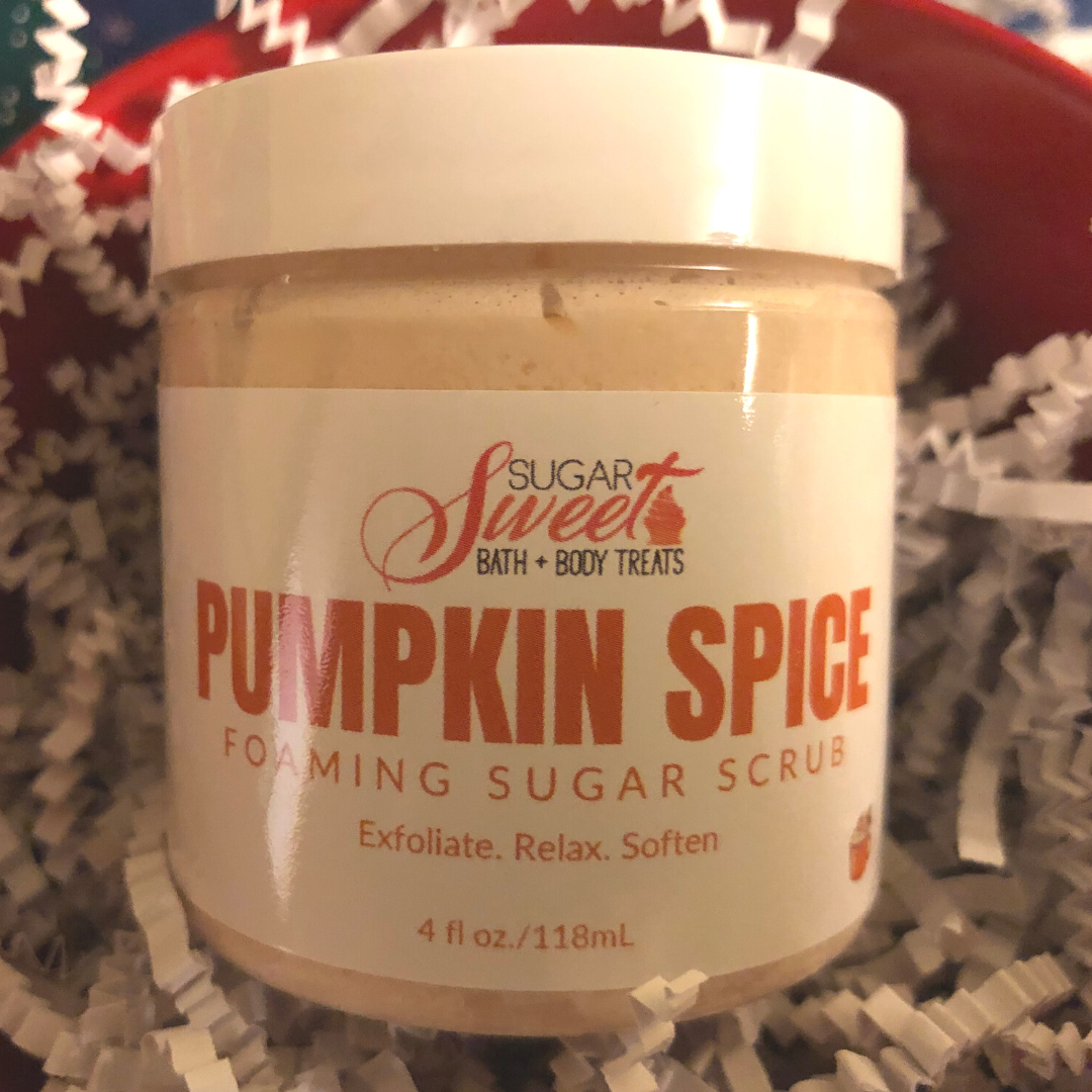 Pumpkin Spice Foaming Sugar Scrub
